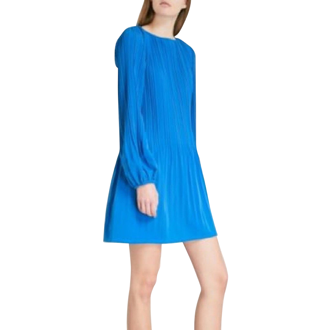 “Radiate Elegance: Maje’s A-line Pleated Dress at an Unbeatable Price of $275.00”