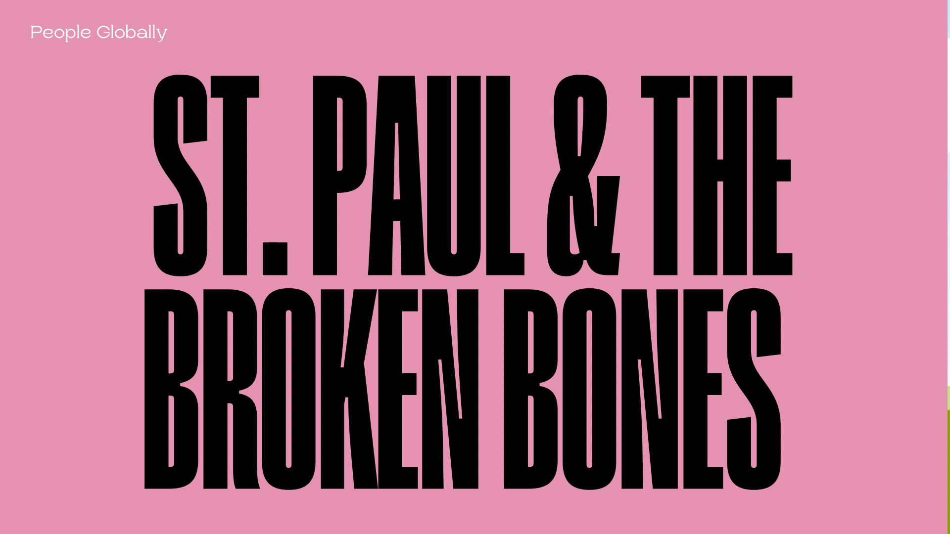 What is St. Paul & The Broken Bones total number of monthly listeners on Spotify.